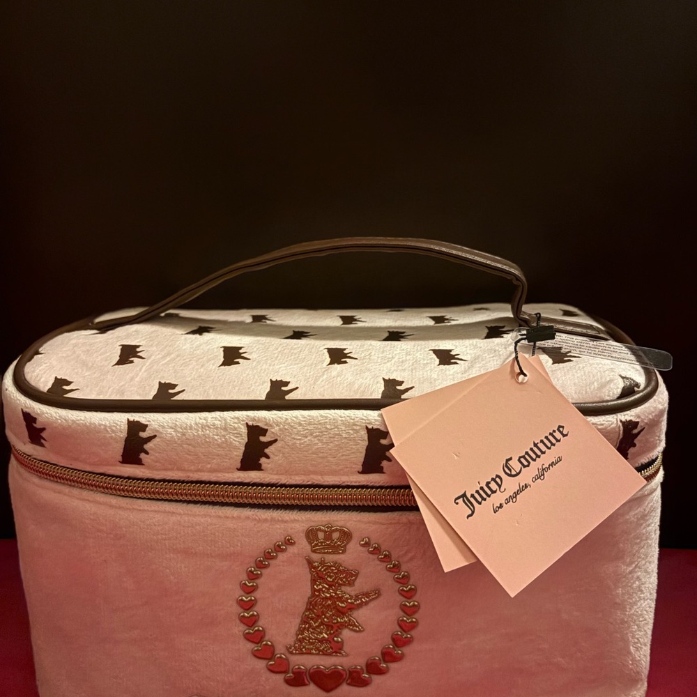 Juicy Couture Pink Cosmetic Bag